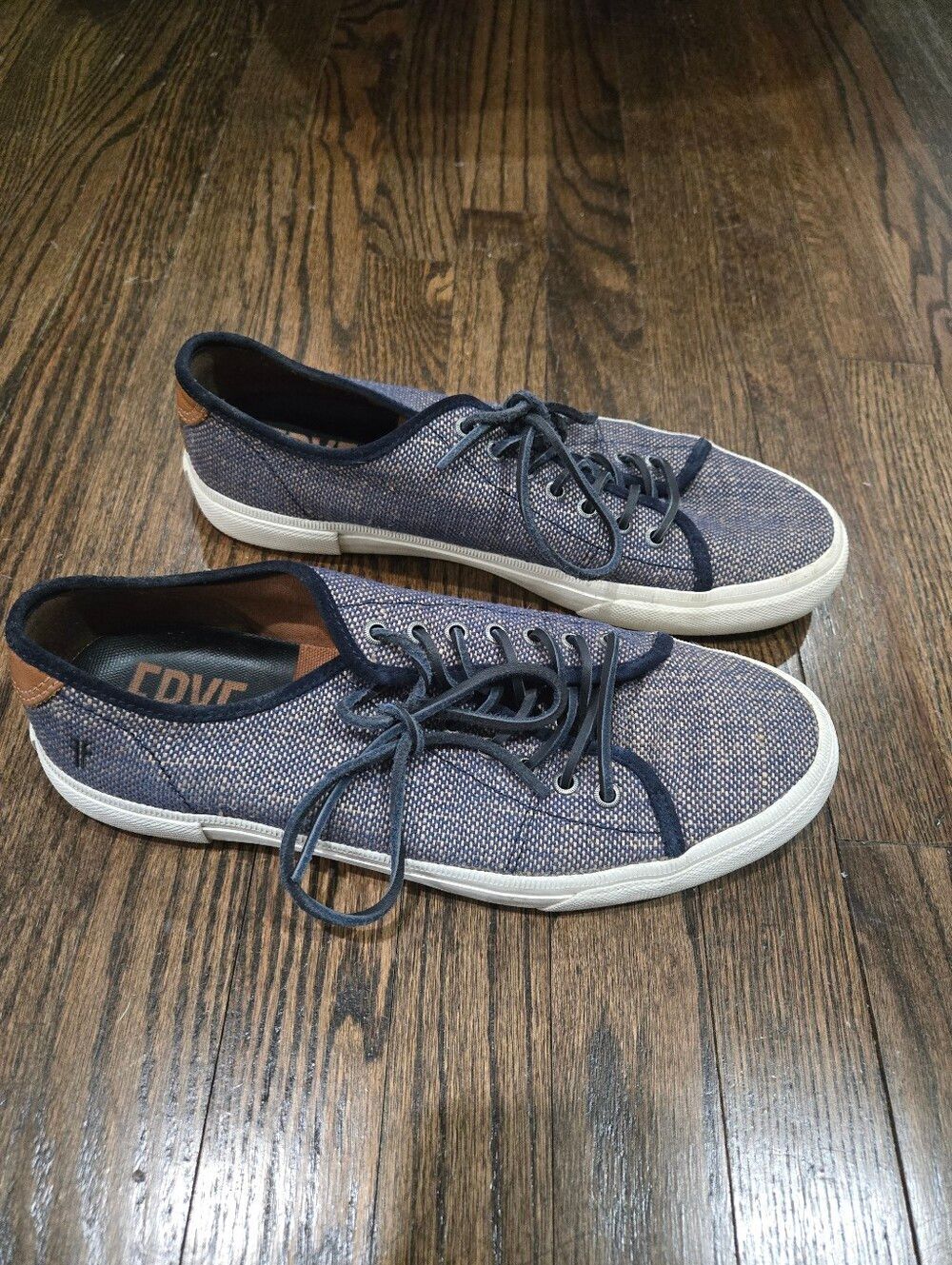 Frye Ludlow‎ Low Tops Blue Canvas Mens 11